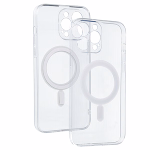 TEL PROTECT MagSilicone viedtālruņa apvalks Iphone 13 Pro Max caurspīdīgs