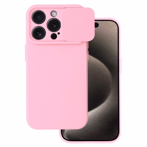 Camshield Soft viedtālruņa apvalks Iphone 15 Pro Max gaiši rozā