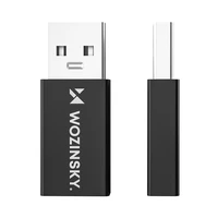 Wozinsky WAAC-01 USB-A - USB-C OTG adapteris – melns