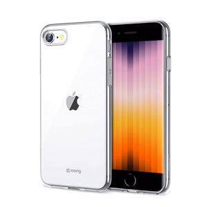 Crong Crystal Slim vāciņš ierīcei iPhone SE (2020) / 8 / 7, caurspīdīgs