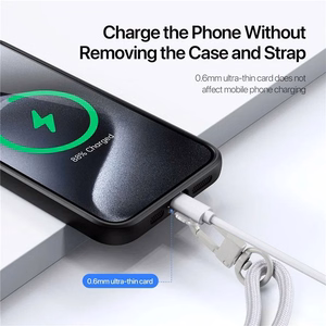 DUX DUCIS Plaz – krusteniska tālruņa siksniņa – pelēka