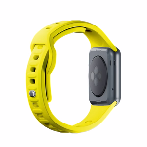 3mk silikona siksniņa Apple Watch, 38/40/41/42 mm, dzeltens, mazais izmērs
