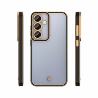 Silky Gold viedtālruņa apvalks Oppo Reno 13F 5G (Global) / 13FS 5G melns