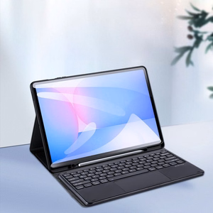 DUX DUCIS planšetdatora apvalks TK salokāms ar bezvadu tastatūru SAMSUNG Tab S10 FE Plus - melns