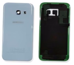 Aizmugurējais vāks Samsung A320 A3 2017 gaiši zils (blue mist) oriģināls (lietots Grade B)