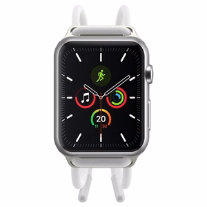 Siksniņa Baseus Lets go priekš Apple Watch Series 42 / 44mm balts/rozā