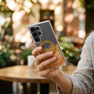 Ar MagSafe saderīgs Golden maciņš Samsung S26 ULTRA, zeltains