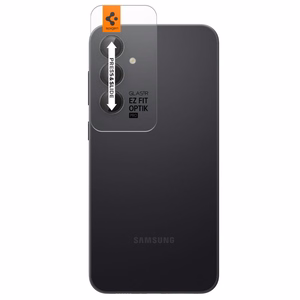 Spigen Glas.tR EZ Fit Optik aizsargstikls kamerai Samsung Galaxy S23 FE - melns, 2 gab.