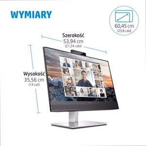 HP E24m G4 FHD USB-C konferences monitors