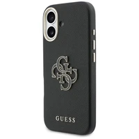 GUESS korpuss priekš IPHONE 17 GUHCP17S5PS4RGGK (PU FW Resin Logo) melns