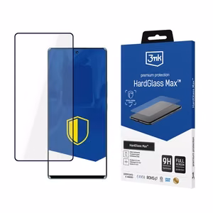 Pastiprināts pilnekrāna rūdītais stikls 3mk HardGlass Max Black priekš Honor 70