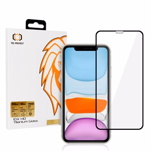 Закалённое стекло Tel Protect 10X HD Titanium для iPhone 11/XR
