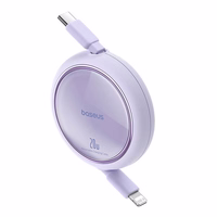 USB kabelis Baseus Free2Pull USB-C ar iP 20W 1m (violets)
