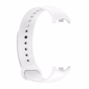 SILIKONA SIKSNIŅA MI BAND 8/M8 (2). BALTA