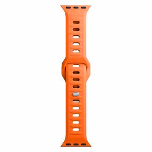 3mk silikona siksniņa Apple Watch, 38/40/41/42 mm, oranžs, mazais izmērs