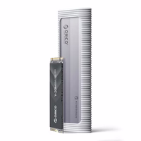 Orico AXM2S-G2-V1 M.2 NVME/NGFF USB-C/USB-A uz USB-C 6Gb/s / 10Gb/s disku ietvars - pelēks