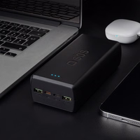 Portatīvais lādētājs SBS TTBB30000PD20K 30000 mAh 2 x USB-C 2 x USB-A - melna