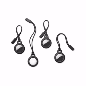 Tech-Protect Rough 2gab komplekts AirTag apvalks - melns