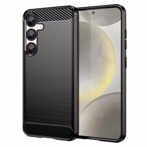 Ogļu apvalks Samsung Galaxy S25 melns