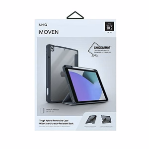 Uniq Moven planšetdatora apvalks iPad 10.2" (2021/2020/2019) pelēks