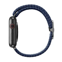 UNIQ siksniņa Aspen Apple Watch 44/42/45 mm Series 1/2/3/4/5/6/7/8/9/SE/SE2 pīts zils/oxford zils