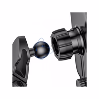 Baseus automašīnas turētājs Gravity Light Electric universāls ar bezvadu uzlādes funkciju 15W melns
