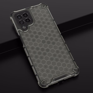 Honeycomb case бронированная крышка с гелевой рамкой для Samsung Galaxy M53 5G чёрный