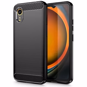 Tech-Protect TPUCarbon viedtālruņa apvalks Samsung Galaxy XCover 7 - melns