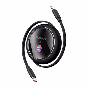 Baseus USB-C uz USB-C 100W lādēšanas kabelis (melns), Bayern Edition
