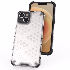 Šūnveida raksta viedtālruņa apvalks iPhone 14 bruņots hibrīda melns