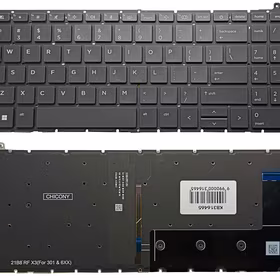 Keyboard HP Elitebook 860 G9, 865 G9, 860 G10, 865 G10, with backlight, US