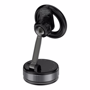 Dudao F24X MagSafe Compatible Car Holder with Suction Cup - Melns