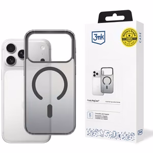 3mk Frosty MagViedtālruņa apvalks iPhone 17 Pro Max - melns