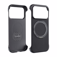 Maciņš EDGE FREE saderīgs ar MagSafe priekš IPHONE 17 melns