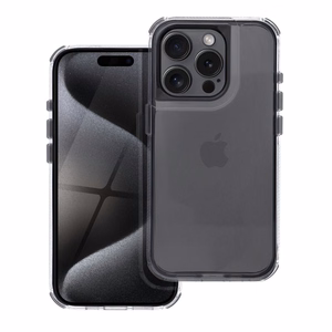 MATRIX CLEAR viedtālruņa apvalks IPHONE 16 Pro melns
