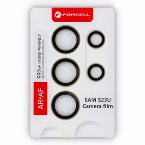 Forcell Premium rūdīts kameras lēcas stikls – Samsung Galaxy S23 Ultra krēmkrāsas