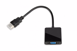 iBox IAHV01 video kabeļa adapteris HDMI Type A (Standard) VGA (D-Sub) melns