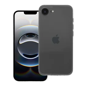 Caurspīdīgs 2 mm viedtālruņa apvalks IPHONE 16e (SE 4 2025) (ar kameras aizsardzību)