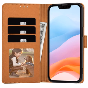Korpuss Fancy Wallet Samsung A165 A16 4G/A166 A16 5G brūns