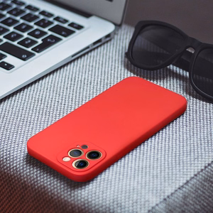 Mīksts viedtālruņa apvalks IPHONE 16 Plus - sarkans