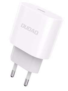 Lādētājs Dudao (A8SEU) USB-C (Type-C) 2.4A (20W) balts