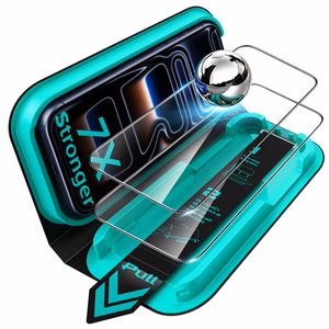 ESR UltraFit Armorite 2 rūdītu stiklu komplekts, paredzēts iPhone 18 Pro Max / 17 Pro Max, melns