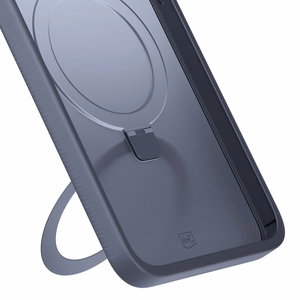 3mk Smoke Viedtālruņa apvalks Mag&Stand Apple iPhone 16E - melns