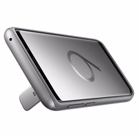 Samsung aizsargājošs Standing Cover - maciņš Samsung Galaxy S9 with kickstand (sudrabs)