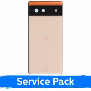 Aizmugurējais vāciņš, saderīgs ar Google Pixel 6, Kinda Coral koraļļu (Service Pack)