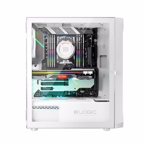 Logic PORTOS ARGB MINIDI USB 3.0 datora korpuss, balts