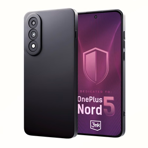 3mk Matt Case for OnePlus Nord 5 - Matte Black