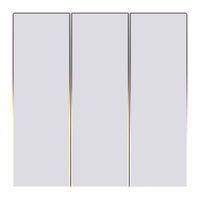 Skārienjutīgs ZigBee gaismas slēdzis Avatto TS60-EU-W3 trīskāršs TUYA (balts)