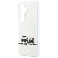 Karl Lagerfeld IML Peekaboo Karl&Choupette MagSafe Maciņš for Samsung Galaxy S26 Plus - caurspīdīgs