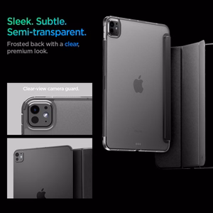 Spigen Liquid Air Folio korpuss iPad Pro 11" (2024) iPad Pro 11" (2025) - Melns